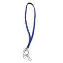 Blue Strap Lanyard Bling Rhinestone Crystal Custom for ID Badge Key Ring Ho