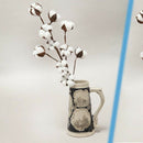 Naturally Dried Cotton Stem Farmhouse Artificial Flower Filler Floral Home Decor