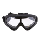 Sports Racing Goggles Eyewear w/ Clear Lens for Motorcycle ATV Dirt Bike