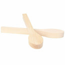 2 Pack Wood Carving Spoon Blank Basswood Unfinished Wooden Craft Whittling RGB