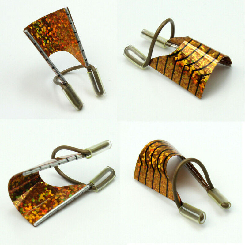 10x Professional Nail Tips Art Forms Reusable UV Gel Acrylic French Too CQC