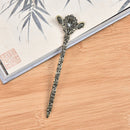 1X Luminous Night Flower Bookmark Label Read Maker Feather Mark Stationery 173C