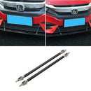 2pcs 7.9'' Car Front Bumper Lip Splitter Rod Strut Tie Support Bar Kit