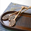 Wood Wooden Heart Honey Dipper Dripper Drizzler Honney Stir Spoon A6A7 Stic I9W5