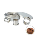 12pcs/set Molds Metal Ring Cutter for Round Biscuit Cookie Circle Pastry Donut