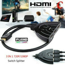 4K 3 Port HDMI Splitter Cable 4K HDMI 1.4 Switch Switcher HUB Adapter for HDTV X