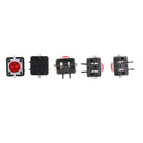 5pcs 12*12*7.3 Red Tactile Push Button Switch Momentary Tact LED F bjJCA+