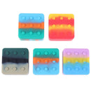 50ml Non Stick Stackable Jar Silicone Wax Containers Square container SilicoFT