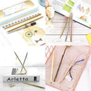 12Pcs Metal Ballpoint Pens with 6Pcs Replacement Refills, Twist Ballpoint P T6V1