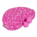 Sweet Women Girls Silicone Mini Heart Clip Key Coin Holder Purse Kids Gifts
