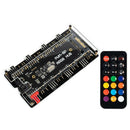 Remote Control PWM Fan Hub 8 Port 4-Pin PWM Fan 1 to 8 3-Pin ARGB LED Hub