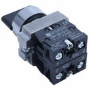 2 Pcs 2NO DPST 3 Positions Maintained Rotary Selector Switch 600V 10A V3S2