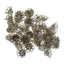 100Pcs Alloy Filigree Flower Spacer Bead Caps DIY Beading Jewelry Findings
