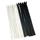 10Pcs Invisible Nylon Closed End Zip Zipper for Tailor Sewing Black White
