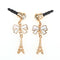 Bow tie Eiffel Tower Anti Dust Stopper Earphone Jack Plug For Moblie Phone MO