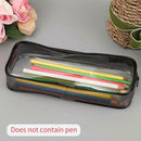 Makeup Pouch With Zipper Stationery Student Pencil Bag PVC Office School Travel