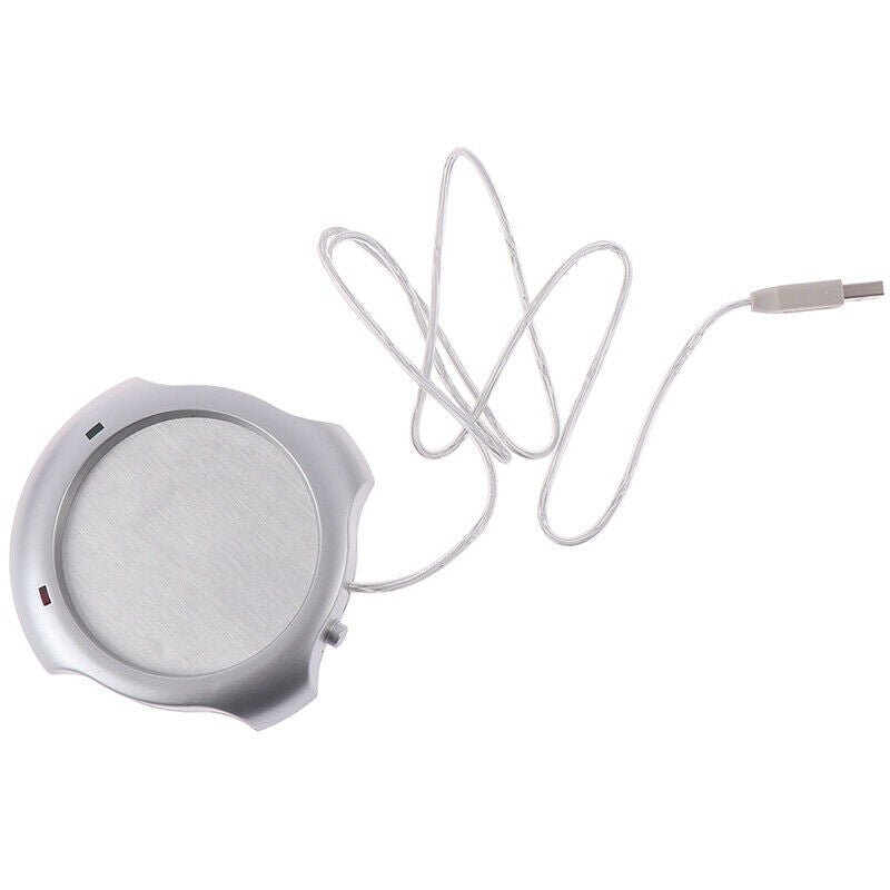 USB Insulation Coaster Heater Heat Electric Coffee Cup Mug Mat Pad Home Office3C