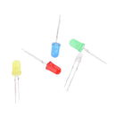 300PCS 3mm & 5mm LED Assorted Kit Super Bright Light Emitting Diodes 5Colors