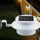 4 Led Solar Powered Gutter Light Outdoor/Garden/Yard/Wall/Fence/Pathway Lam D8J5