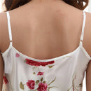 2pcs Ladies Sexy Ice Silk Sleepwear Pajamas Set Blouses Shirt Shorts Underw J Gw