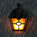 Retro Hex LED Solar Wall Lamp Falme Pane IP65 for Outdoor Fence Stair Light