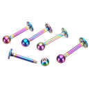 9PCS/Set Horseshoe Ring Body Piercing Eyebrow Jewelry Belly Tongue Bar Ring JR