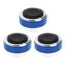 3Pcs Air Conditioning Heat Control Switch Knob For Ford Focus 2 MK2 3 MK3 Blue