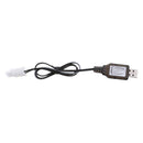 9.6V USB to L6.2-2P Female Plug NI-MH/NI-Cd Batteries Charge Cables Cord for RC