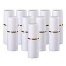 10Pcs Refillable Empty Spray Bottles Alcohol Bottle Travel Containers White