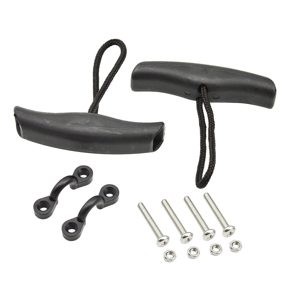 Kayak Rope Handle Kayak Pull Handle Canoe Boat Carry Grip Pull Handle with Cord Rope & P ...