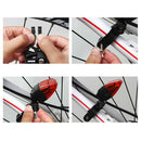 Self- Bike Bicycle Rear Light Tail Lamp Flashlight IPX4 Cycling