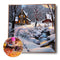 Snow House Rhinestone Mosaic Kit 5D DIY Full Drill Diamond Painting (B2350)