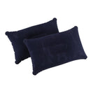 2PCS INFLATABLE SEAT CUSHION TRAVEL PILLOW SLEEP SLEEPING HEAD SUPPORT in C K4W2