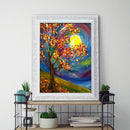5D DIY Full Drill Diamond Painting Tree Aureole Cross Stitch Embroidery Kit