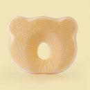 Newborn Baby Pillow Prevent Flat Head Nursing Pillow Sleep Support (Yellow) A
