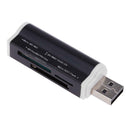 USB2.0 4 in 1 Multi Memory Card Reader for SD/SDHC/Mini SD/MMC/TF (Black)