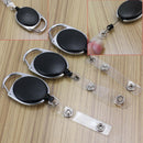 New 3 Pcs Carabiner Retractable Reel Badge Clip Lanyard ID Card Holder YQJ