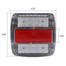 26LED Stop Rear Tail Reverse Light Indicator License Plate Lamp Truck Trailer OZ