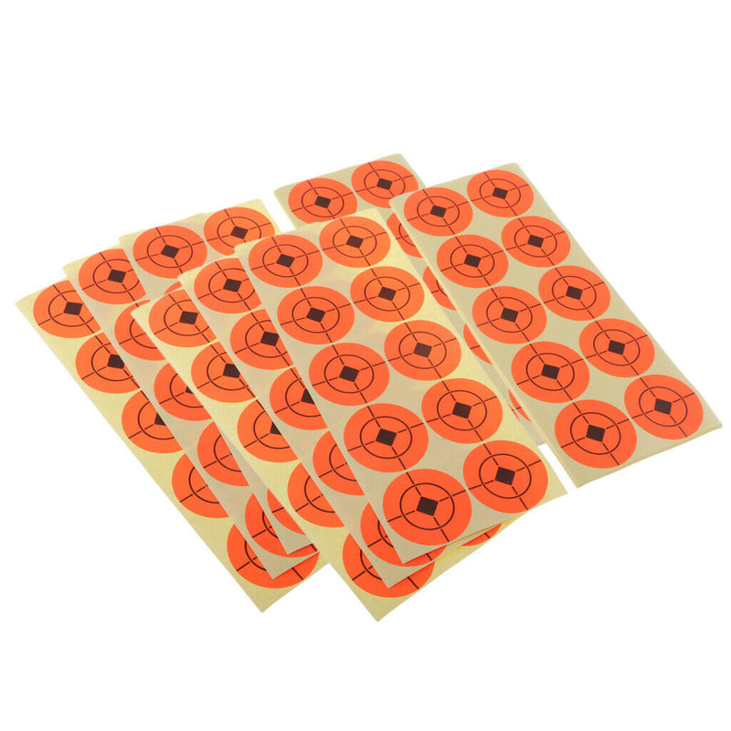 250pcs/25 Sheets Adhesive Paper Target Roll Stickers For  Exercise