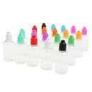 20x Portable Precision Dropper Bottles Liquid Glue Container, 50ml