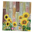 2x Sunflower Blackout Curtains Thermal Insulated Drape Fabric Curtain 150x166 cm