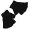 Adults Mens Winter Half Finger Gloves Plain Thermal Knitted  Fingerless Deluxe