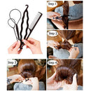 Exquisite 20Types Hair Styling Clip Hairpin Comb Band Twist Tool Bun Maker Rx Kn
