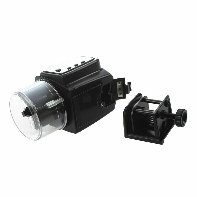 Dispenser automatic Aquarium fish digital LCD food timer O6R6