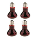 4x Reptile Terrarium UVA Heat Lamp Night-time Viewing Lighting 50W E27 Base