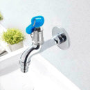 Zinc Alloy Faucet Wall Mounted Key Control Water Tap Machine Durable Garden O1W1