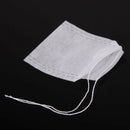 100pcs Empty Teabags String Heat Seal Filter Paper Herb Tea Bag 5.5 x7CM