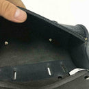 20.5x10.5cm Motorcycle Backpack Saddle Bag Black With Beige Weatherproof K0S3