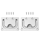 2pcs Boat Hatch Cabinet Drawer Lift / Pull Handle 316 Marine Stainless Steel