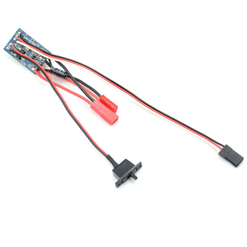 RC 10A ESC Brushed Speed Controller w/ Brake for 1/16 1/18 1/24 Car Boat TankME